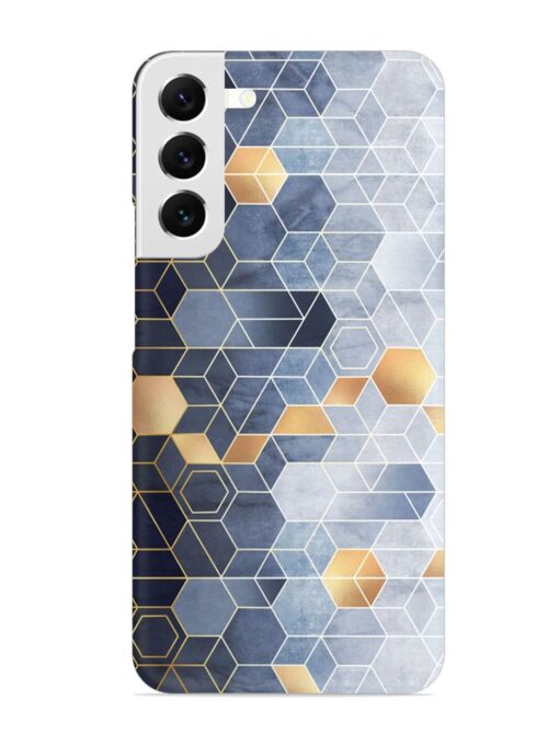 Geometric Abstraction Hexagons Snap Case for Samsung Galaxy S22 Plus Zapvi