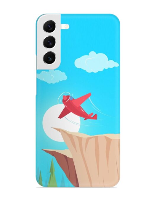 Small Planes In Flight Snap Case for Samsung Galaxy S22 Plus Zapvi