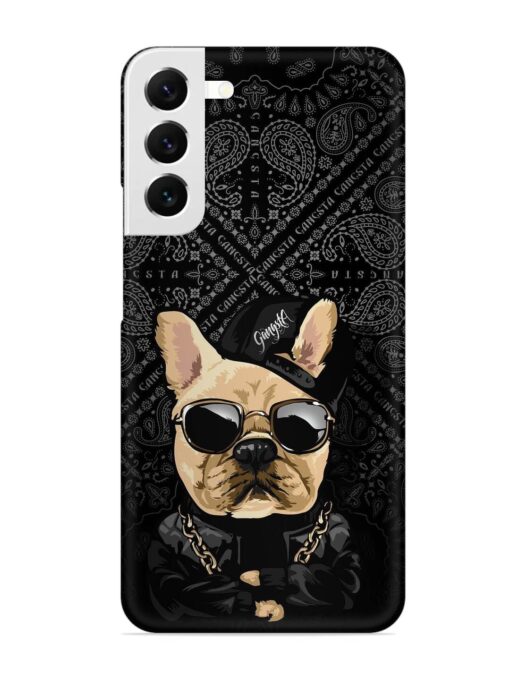 Gangsta Cool Sunglasses Dog Snap Case for Samsung Galaxy S22 Plus Zapvi