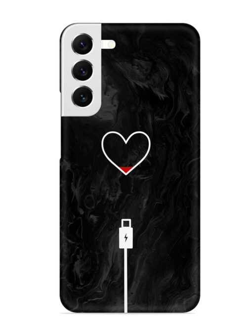 Heart Charging Vector Snap Case for Samsung Galaxy S22 Plus Zapvi