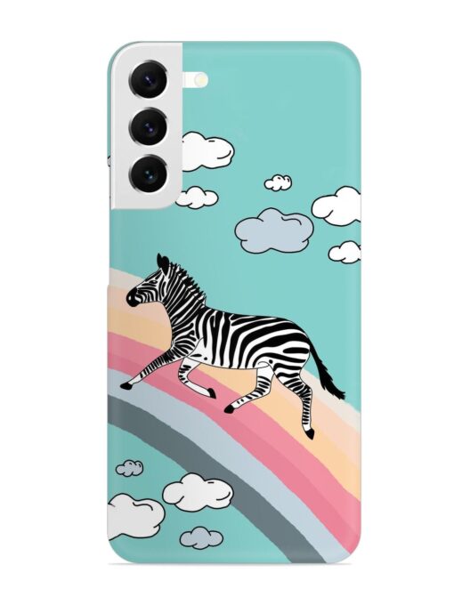 Running Zebra Snap Case for Samsung Galaxy S22 Plus Zapvi