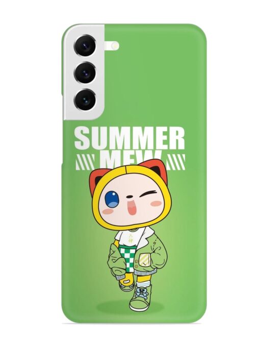 Summer Mew Snap Case for Samsung Galaxy S22 Plus Zapvi