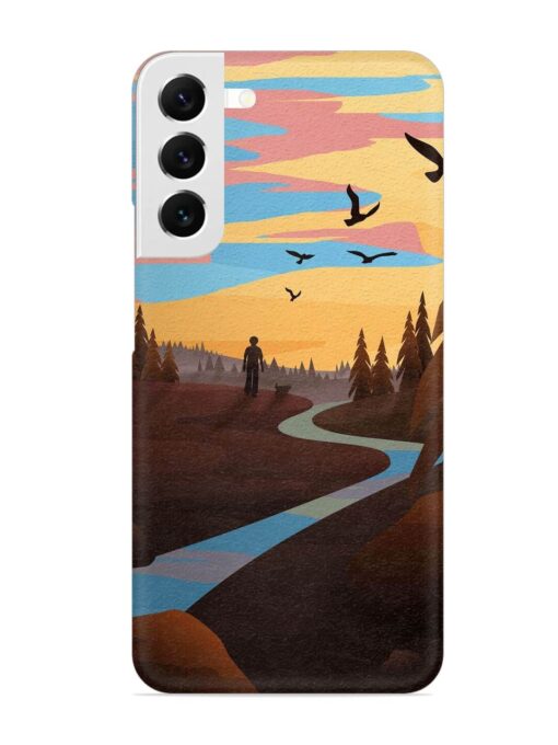 Natural Landscape Art Snap Case for Samsung Galaxy S22 Plus Zapvi