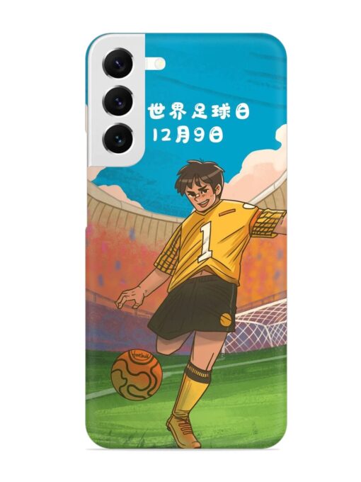 Soccer Kick Snap Case for Samsung Galaxy S22 Plus Zapvi