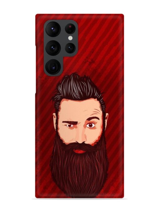 Beardo Man Snap Case for Samsung Galaxy S22 Ultra Zapvi