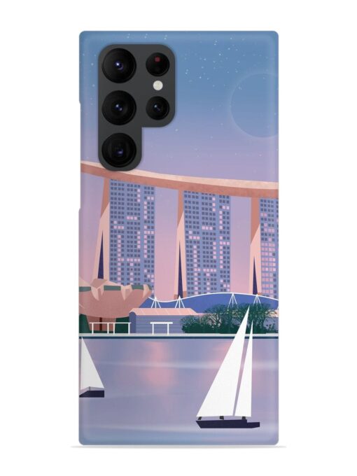 Singapore Scenery Architecture Snap Case for Samsung Galaxy S22 Ultra Zapvi