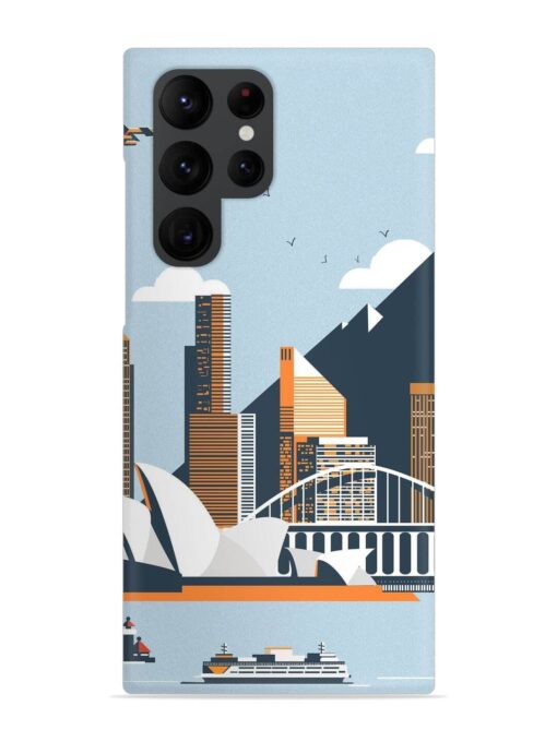 Sydney Opera Landscape Snap Case for Samsung Galaxy S22 Ultra Zapvi