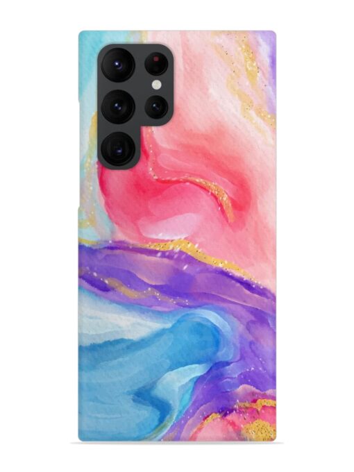 Watercolor Gradient Snap Case for Samsung Galaxy S22 Ultra Zapvi