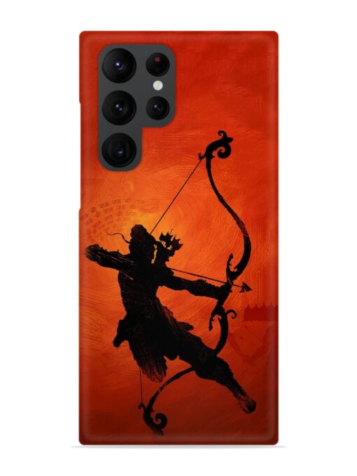 Illustration Lord Rama Snap Case for Samsung Galaxy S22 Ultra Zapvi