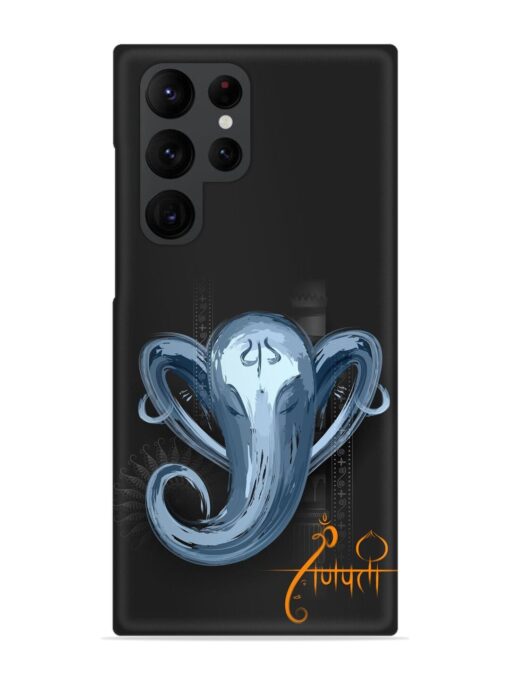 Illustration Lord Ganpati Snap Case for Samsung Galaxy S22 Ultra Zapvi