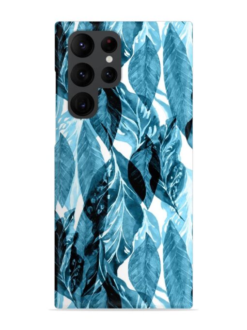 Leaves Pattern Jungle Snap Case for Samsung Galaxy S22 Ultra Zapvi