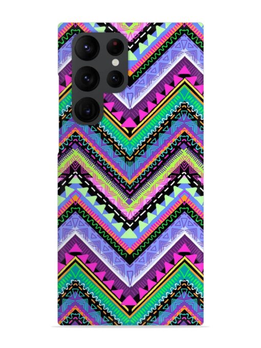 Tribal Aztec Print Snap Case for Samsung Galaxy S22 Ultra Zapvi