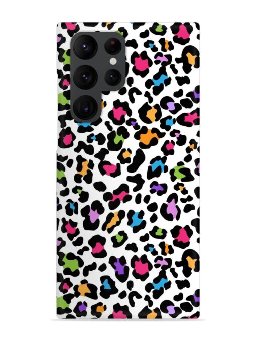 Seamless Leopard Pattern Snap Case for Samsung Galaxy S22 Ultra Zapvi