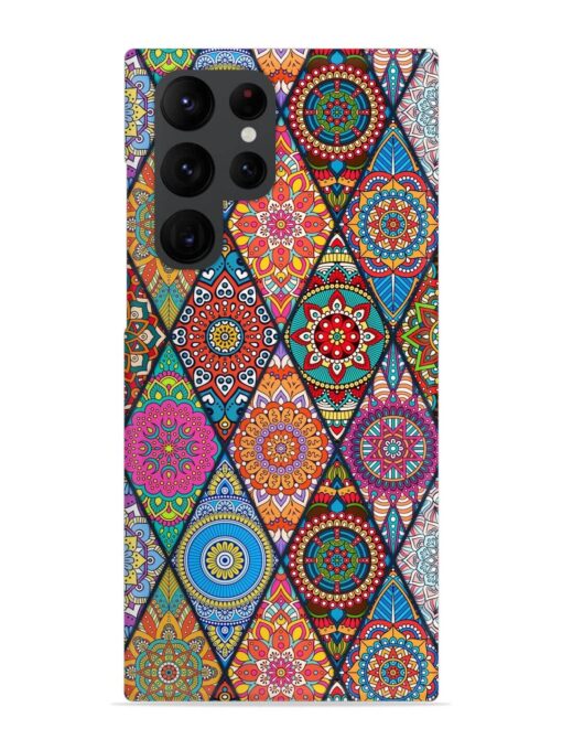 Seamless Tile Pattern Snap Case for Samsung Galaxy S22 Ultra Zapvi