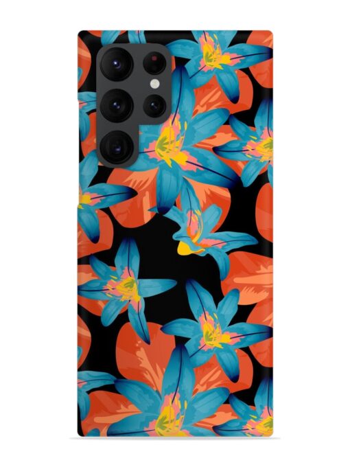 Philippine Flowers Seamless Snap Case for Samsung Galaxy S22 Ultra Zapvi