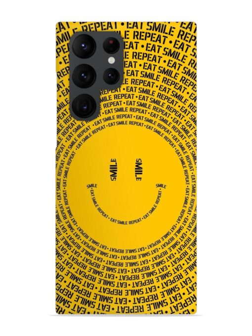 Smiley Snap Case for Samsung Galaxy S22 Ultra Zapvi