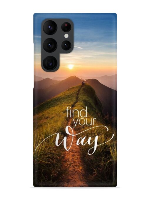 Find Your Way Snap Case for Samsung Galaxy S22 Ultra Zapvi