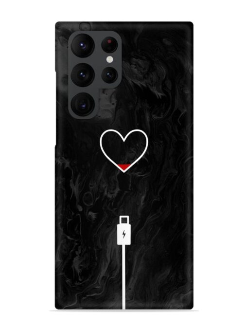 Heart Charging Vector Snap Case for Samsung Galaxy S22 Ultra Zapvi