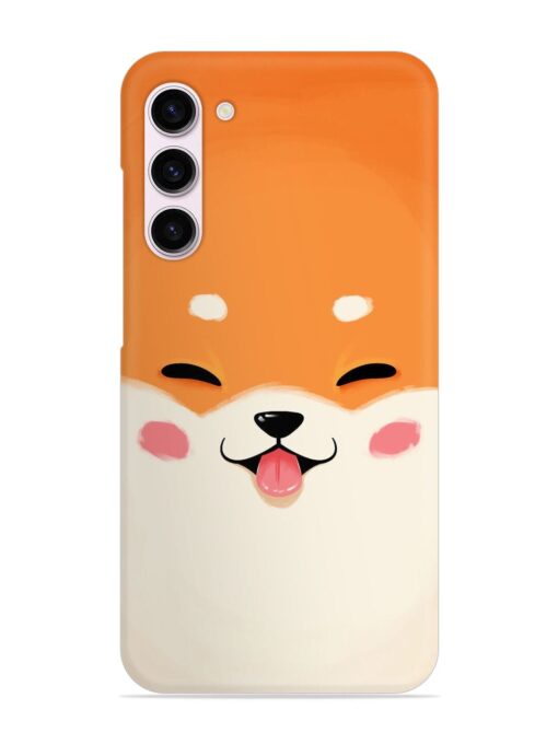 Cute Dog Face Vector Snap Case for Samsung Galaxy S23 (5G) Zapvi