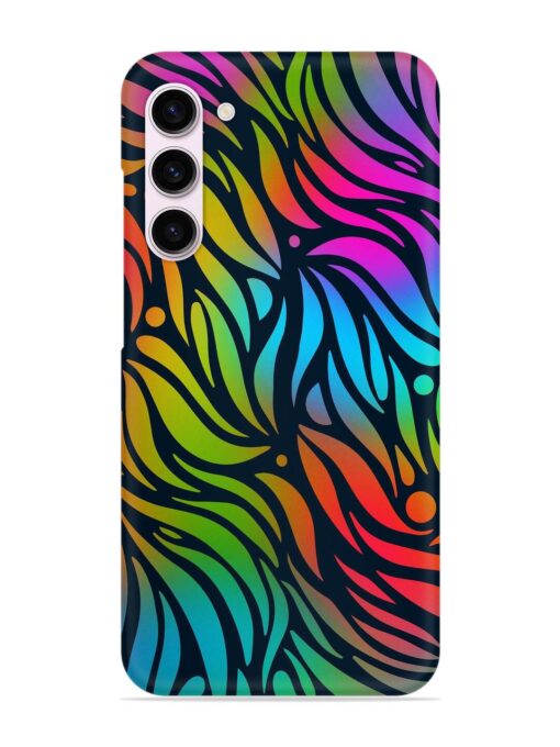 Abstract Leaf Design Snap Case for Samsung Galaxy S23 (5G) Zapvi