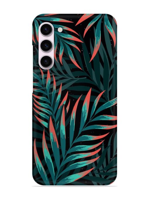 Green Leaf Art Snap Case for Samsung Galaxy S23 (5G) Zapvi