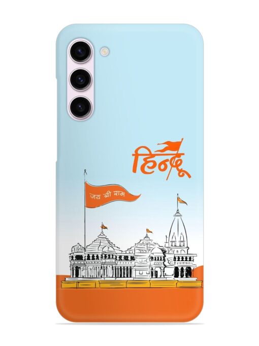 Ram Mandir Hindu Snap Case for Samsung Galaxy S23 (5G)