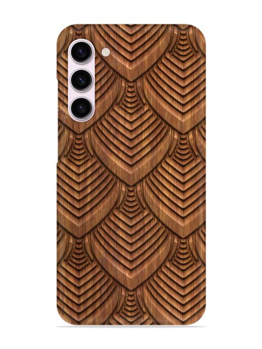 Carved Pattern On Snap Case for Samsung Galaxy S23 (5G) Zapvi