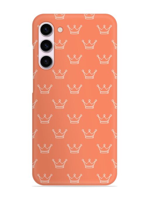 Hand Drawn Crown Snap Case for Samsung Galaxy S23 (5G) Zapvi