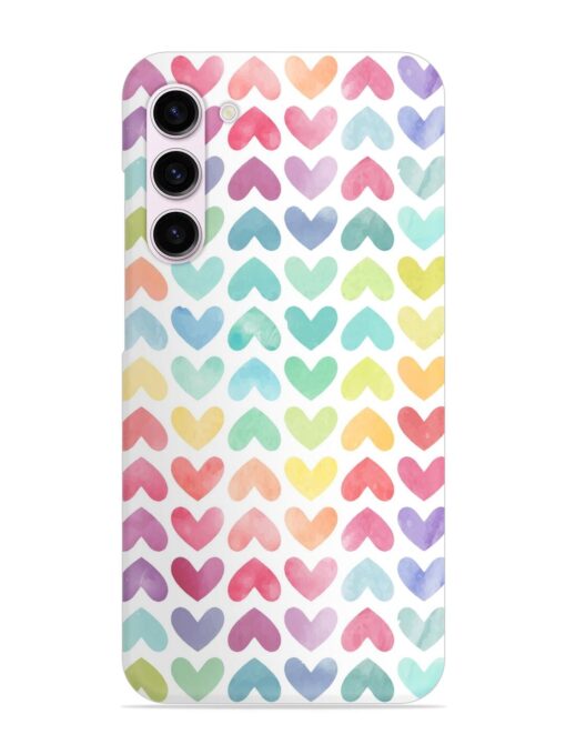 Seamless Colorful Watercolor Snap Case for Samsung Galaxy S23 (5G) Zapvi