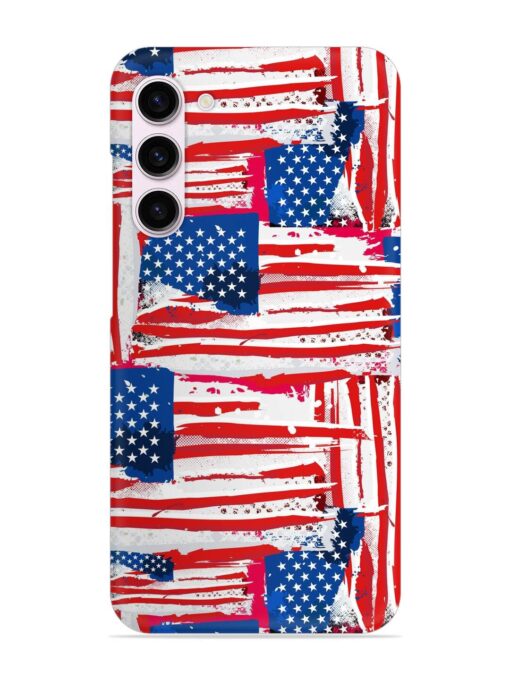 Usa Flag Seamless Snap Case for Samsung Galaxy S23 (5G) Zapvi