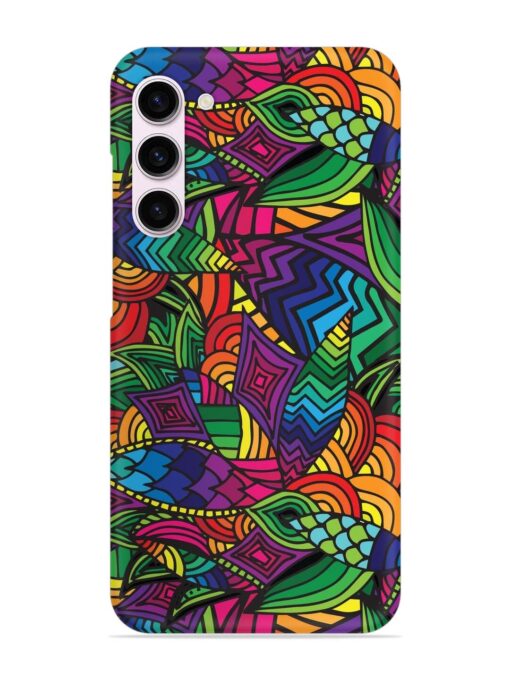 Abstract Multicolor Seamless Snap Case for Samsung Galaxy S23 (5G) Zapvi