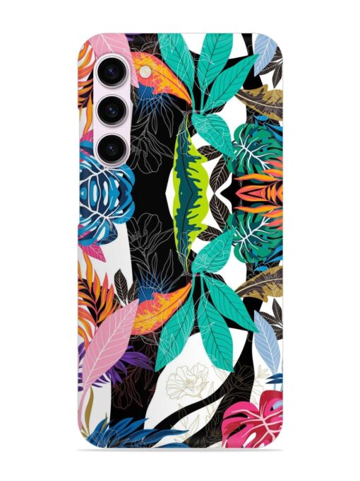 Floral Pattern Bright Snap Case for Samsung Galaxy S23 (5G) Zapvi