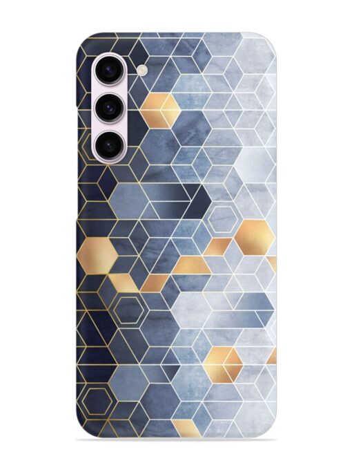 Geometric Abstraction Hexagons Snap Case for Samsung Galaxy S23 (5G) Zapvi