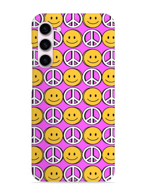 Smiley Face Peace Snap Case for Samsung Galaxy S23 (5G) Zapvi