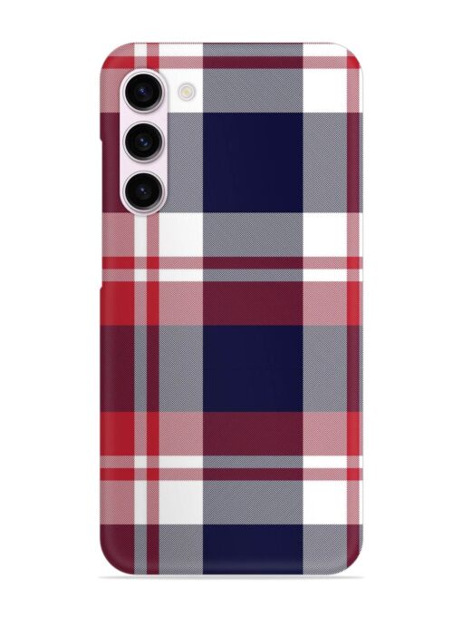 Classic Plaid Tartan Snap Case for Samsung Galaxy S23 (5G) Zapvi