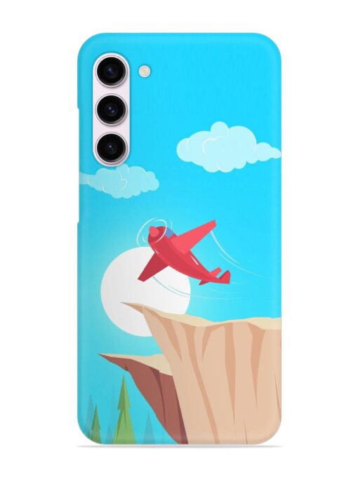 Small Planes In Flight Snap Case for Samsung Galaxy S23 (5G) Zapvi