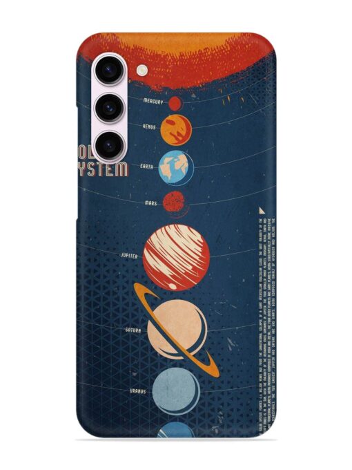 Solar System Vector Snap Case for Samsung Galaxy S23 (5G) Zapvi