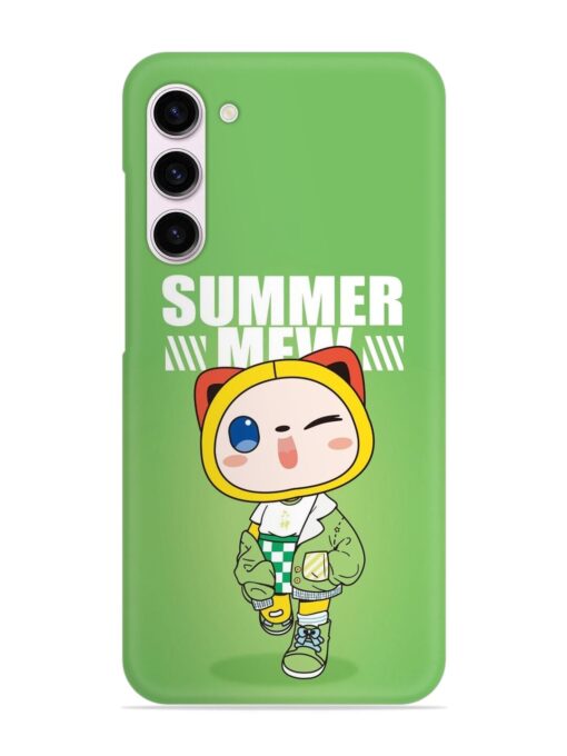 Summer Mew Snap Case for Samsung Galaxy S23 (5G) Zapvi