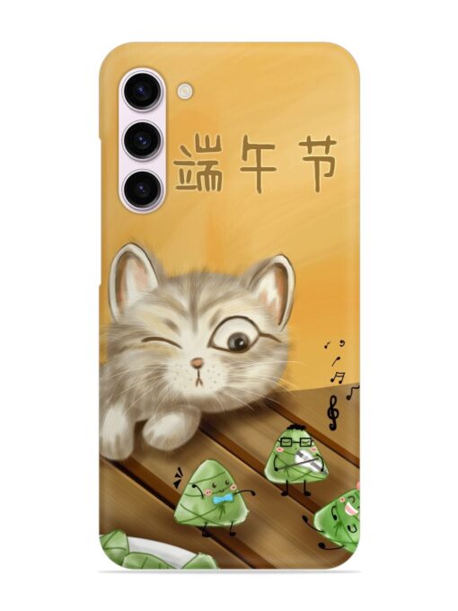 Cat Scorpion Dancing Snap Case for Samsung Galaxy S23 (5G) Zapvi