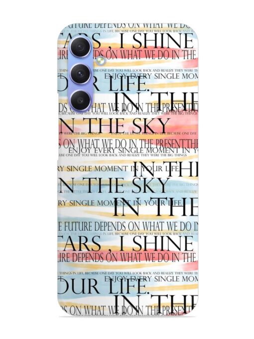 Seamless Slogans Pattern Snap Case for Samsung Galaxy S23 Fe (5G) Zapvi