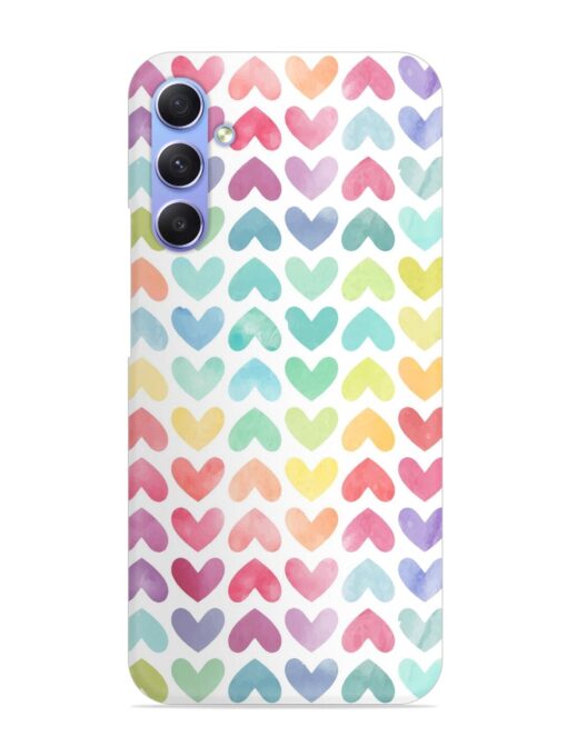 Seamless Colorful Watercolor Snap Case for Samsung Galaxy S23 Fe (5G) Zapvi