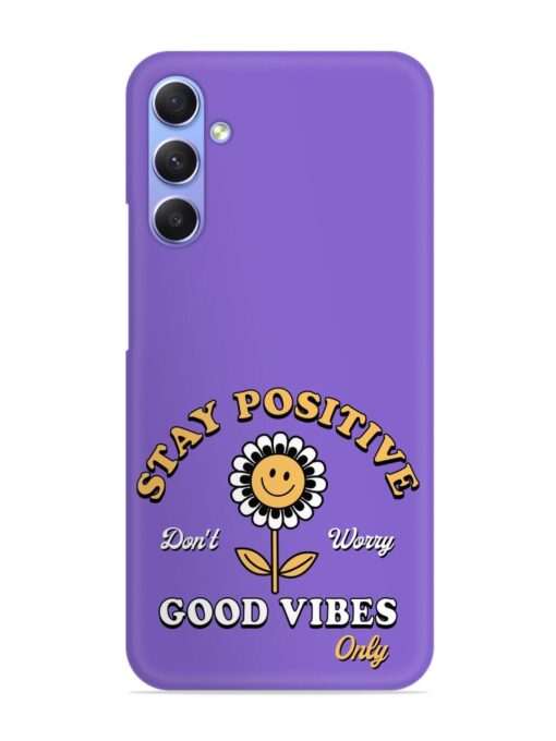 Retro Positive Flower Snap Case for Samsung Galaxy S23 Fe (5G) Zapvi