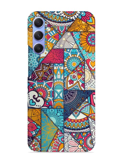 Patchwork Pattern Vintage Snap Case for Samsung Galaxy S23 Fe (5G) Zapvi