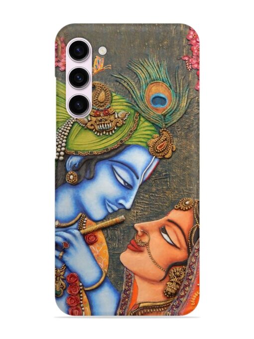 Lord Radha Krishna Flute Art Snap Case for Samsung Galaxy S23 Plus (5G) Zapvi