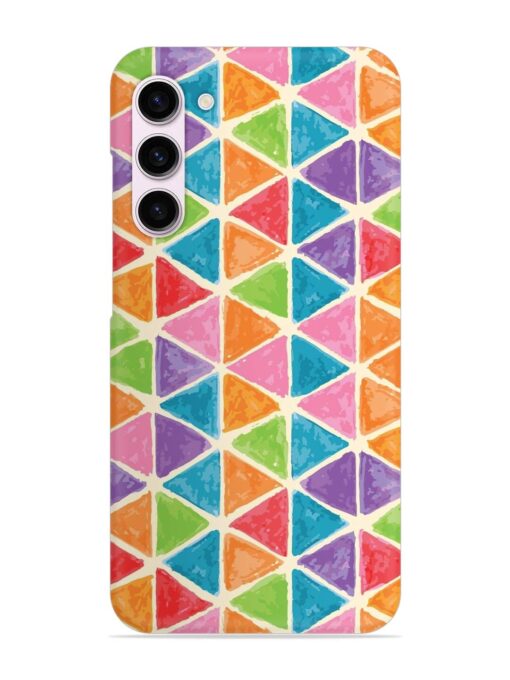 Seamless Colorful Isometric Snap Case for Samsung Galaxy S23 Plus (5G) Zapvi