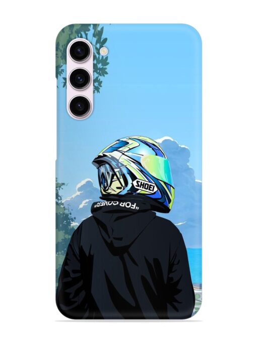 Rider With Helmet Snap Case for Samsung Galaxy S23 Plus (5G) Zapvi