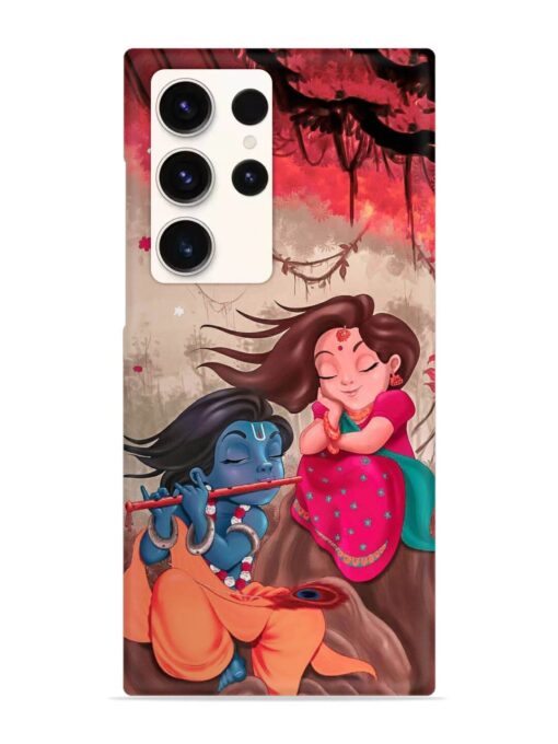 Radhe Krishna Water Art Snap Case for Samsung Galaxy S23 Ultra Zapvi