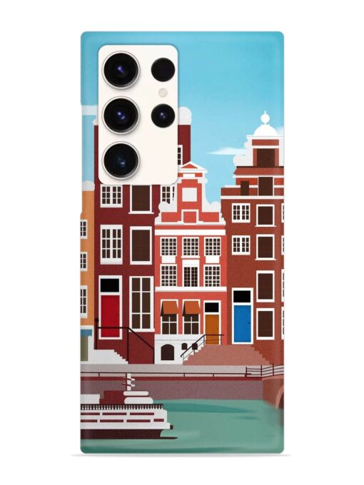 Scenery Architecture Amsterdam Landscape Snap Case for Samsung Galaxy S23 Ultra Zapvi