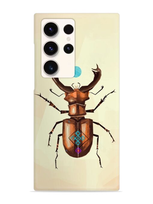 Stag Beetle Vector Snap Case for Samsung Galaxy S23 Ultra Zapvi