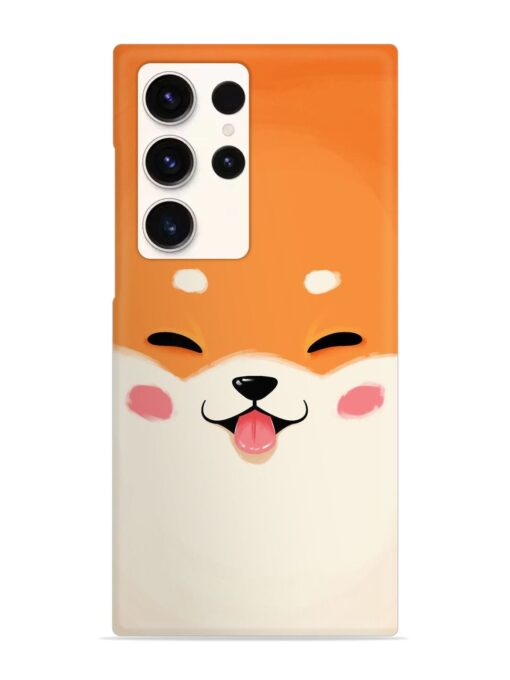 Cute Dog Face Vector Snap Case for Samsung Galaxy S23 Ultra Zapvi